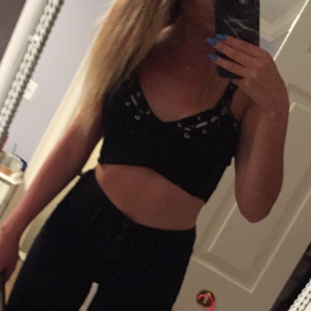 LF crop top size small